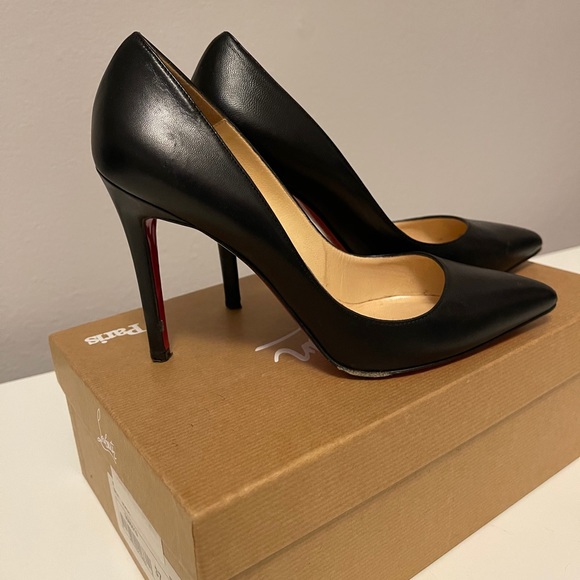 Christian Louboutin Black Pigalle Heels 100mm - Picture 5 of 12